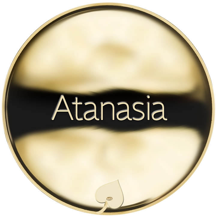 Jméno Atanasia - líc
