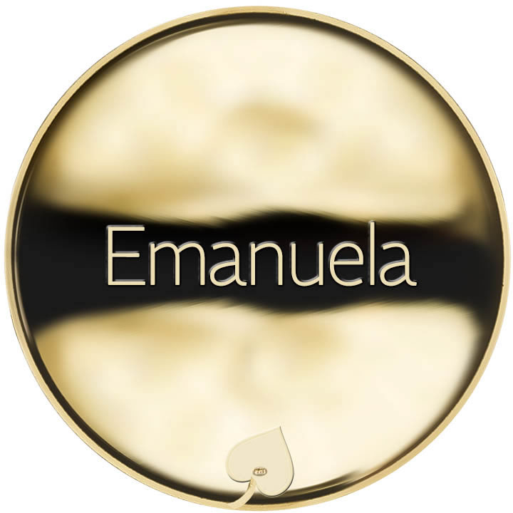 Jméno Emanuela - líc