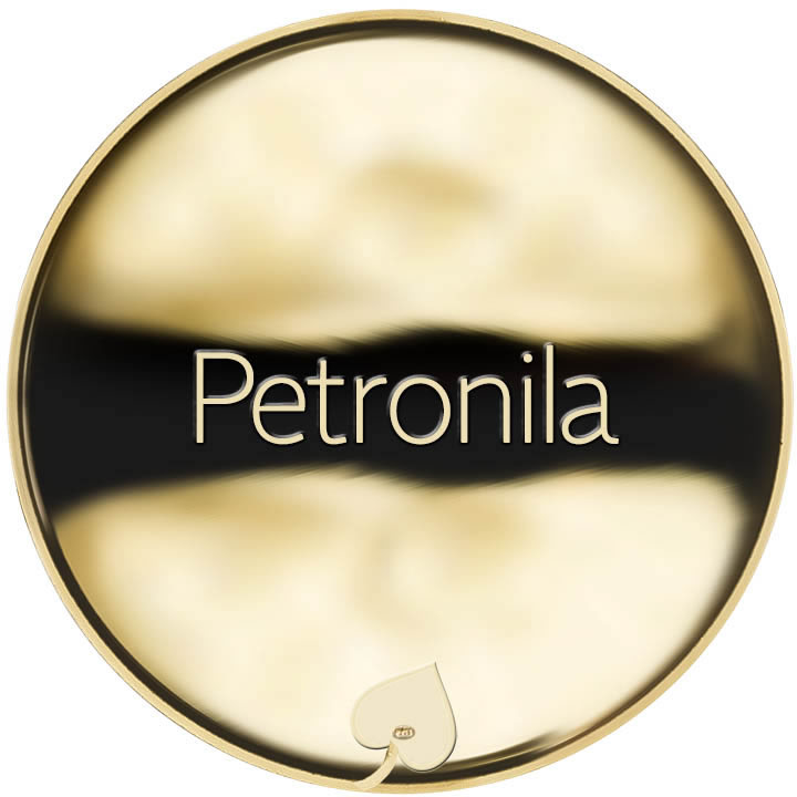 Jméno Petronila - líc