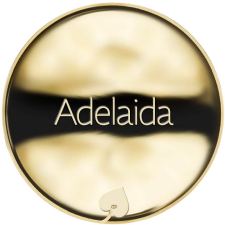 Jméno Adelaida - líc
