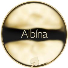 Name Albína - Reverse