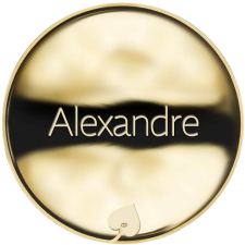 Name Alexandre - Reverse