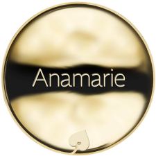 Jméno Anamarie - líc