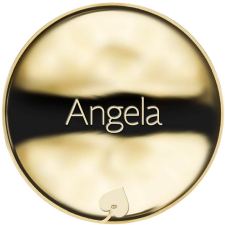 Jméno Angela - líc