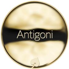Jméno Antigoni - líc