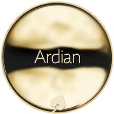 Jméno Ardian - líc