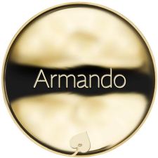 Jméno Armando - líc