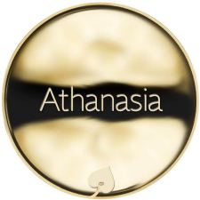 Jméno Athanasia - líc