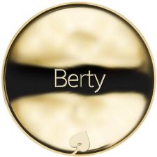 Name Berty - Reverse