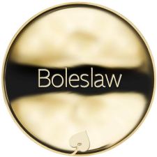 Jméno Boleslaw - líc