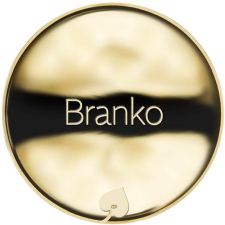 Nome Branko - líc