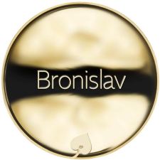 Jméno Bronislav - líc