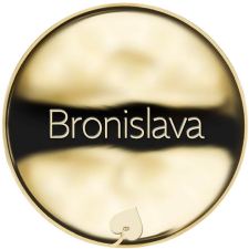 Name Bronislava - Reverse