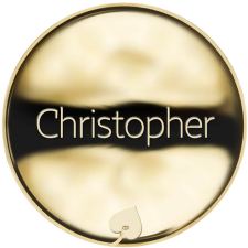 Jméno Christopher - líc