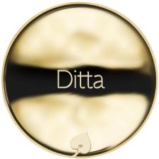 Jméno Ditta - líc