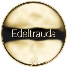 Jméno Edeltrauda - líc