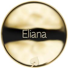 Jméno Eliana - líc