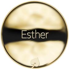 Jméno Esther - líc