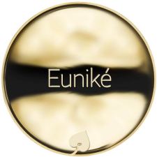 Jméno Euniké - líc