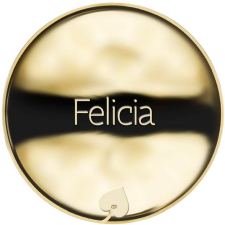Jméno Felicia - líc