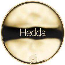 Jméno Hedda - líc