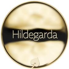 Jméno Hildegarda - frotar
