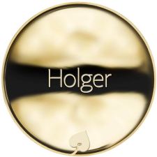 Jméno Holger - líc