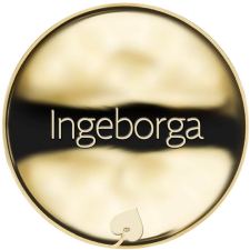 Jméno Ingeborga - líc