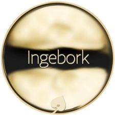 Jméno Ingebork - líc