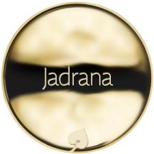 Name Jadrana - Reverse