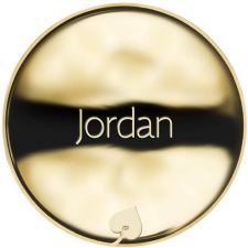 Jméno Jordan - líc