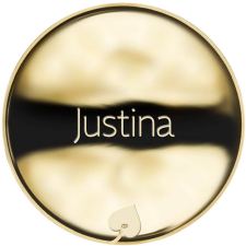 Name Justina - Reverse