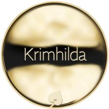 Jméno Krimhilda - líc