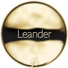 Jméno Leander - líc