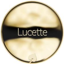 Jméno Lucette - líc