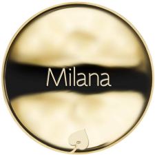 Jméno Milana - líc