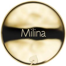 Jméno Milina - líc