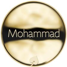 Jméno Mohammad - líc