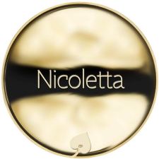 Name Nicoletta - Reverse