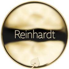 Jméno Reinhardt - líc