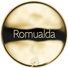 Jméno Romualda - líc