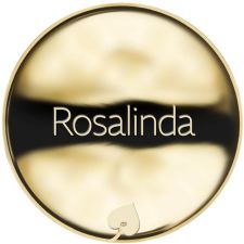 Jméno Rosalinda - líc