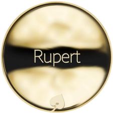 Jméno Rupert - líc