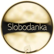 Jméno Slobodanka - líc