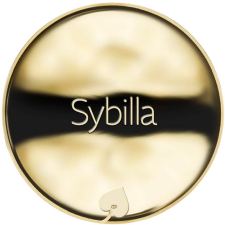 Jméno Sybilla - líc