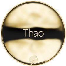 Jméno Thao - líc
