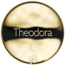 Jméno Theodora - líc
