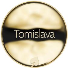 Jméno Tomislava - líc