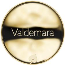 Jméno Valdemara - líc