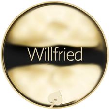 Jméno Willfried - líc